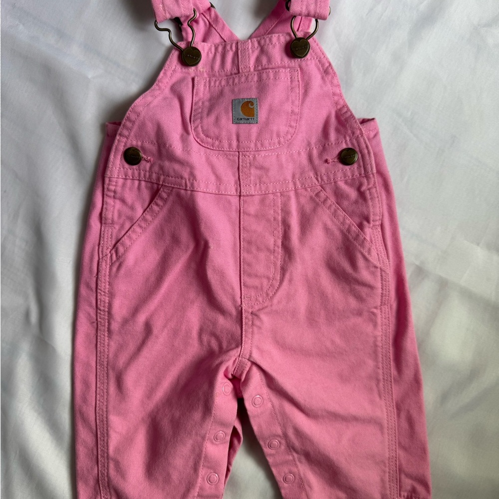 Carhartt Kids Pink Overalls